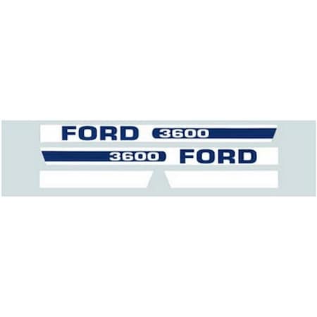 Aftermarket S.8415 Decal Kit, 3600 MAE30-0018